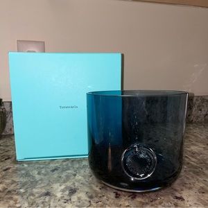 Tiffany & Co. wax seal crystal ice bucket